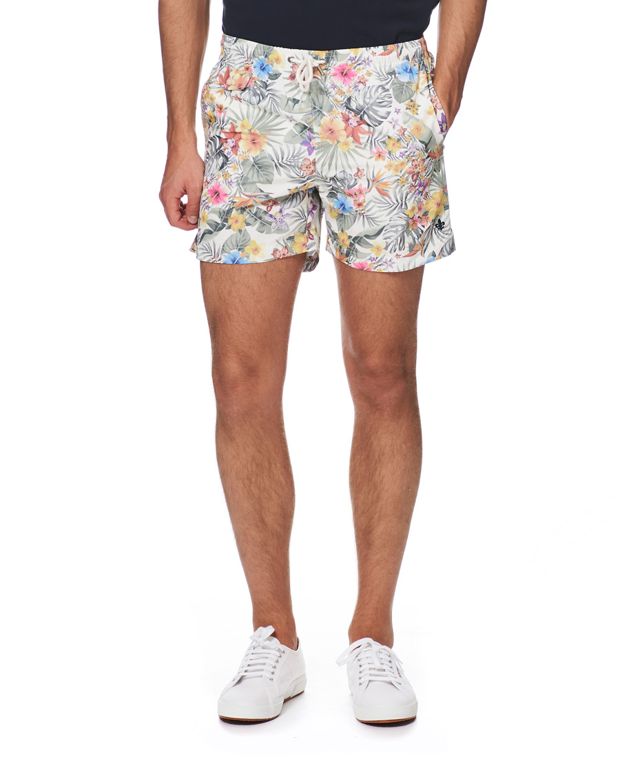 Uomini | Costumi da bagno | Morris | Tropical Bathing Trunks Off White