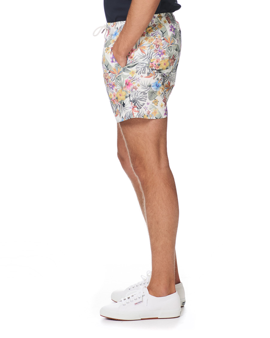 Uomini | Costumi da bagno | Morris | Tropical Bathing Trunks Off White