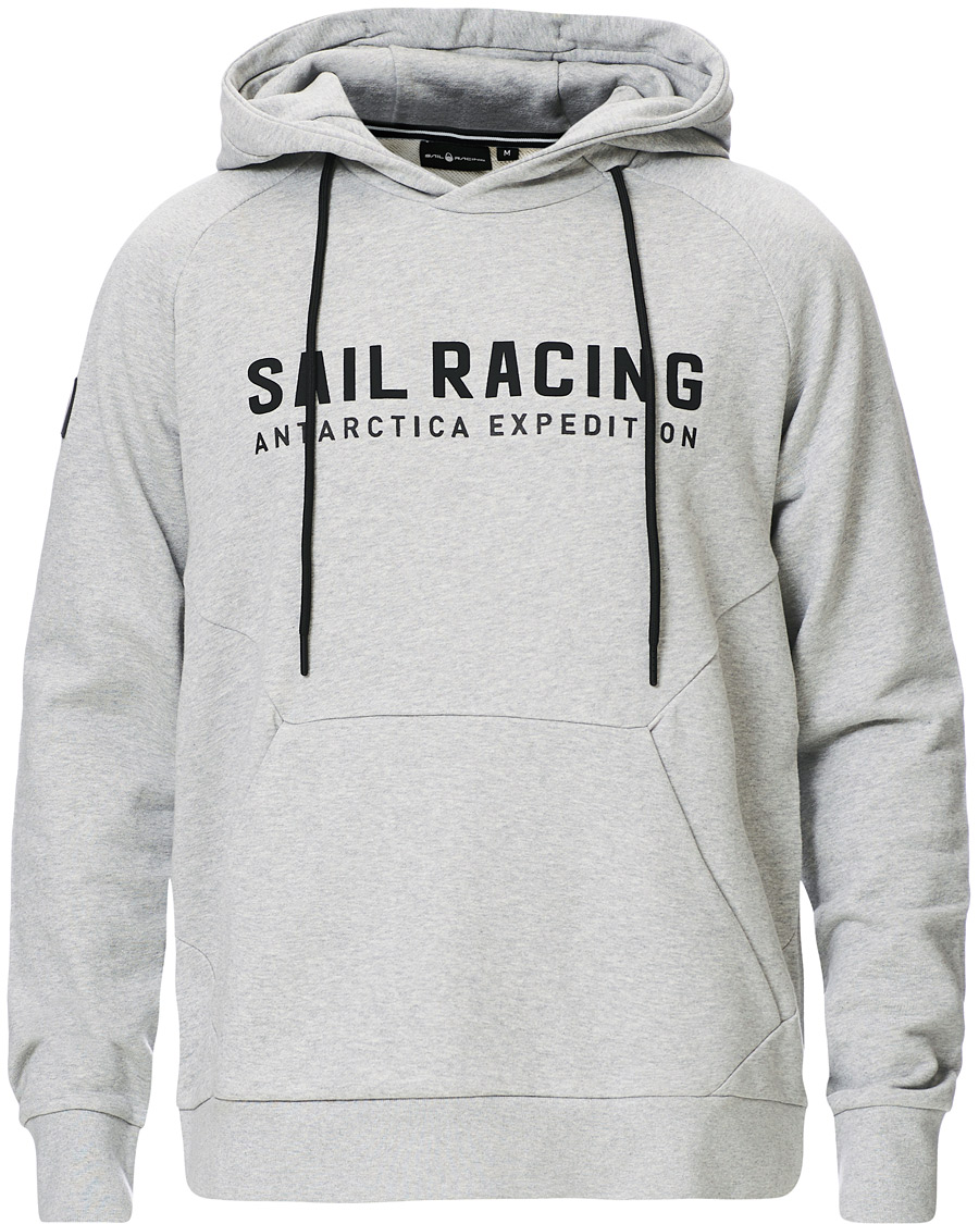 Uomini | Maglieria | Sail Racing | Antartica Hoodie Light Grey Melange