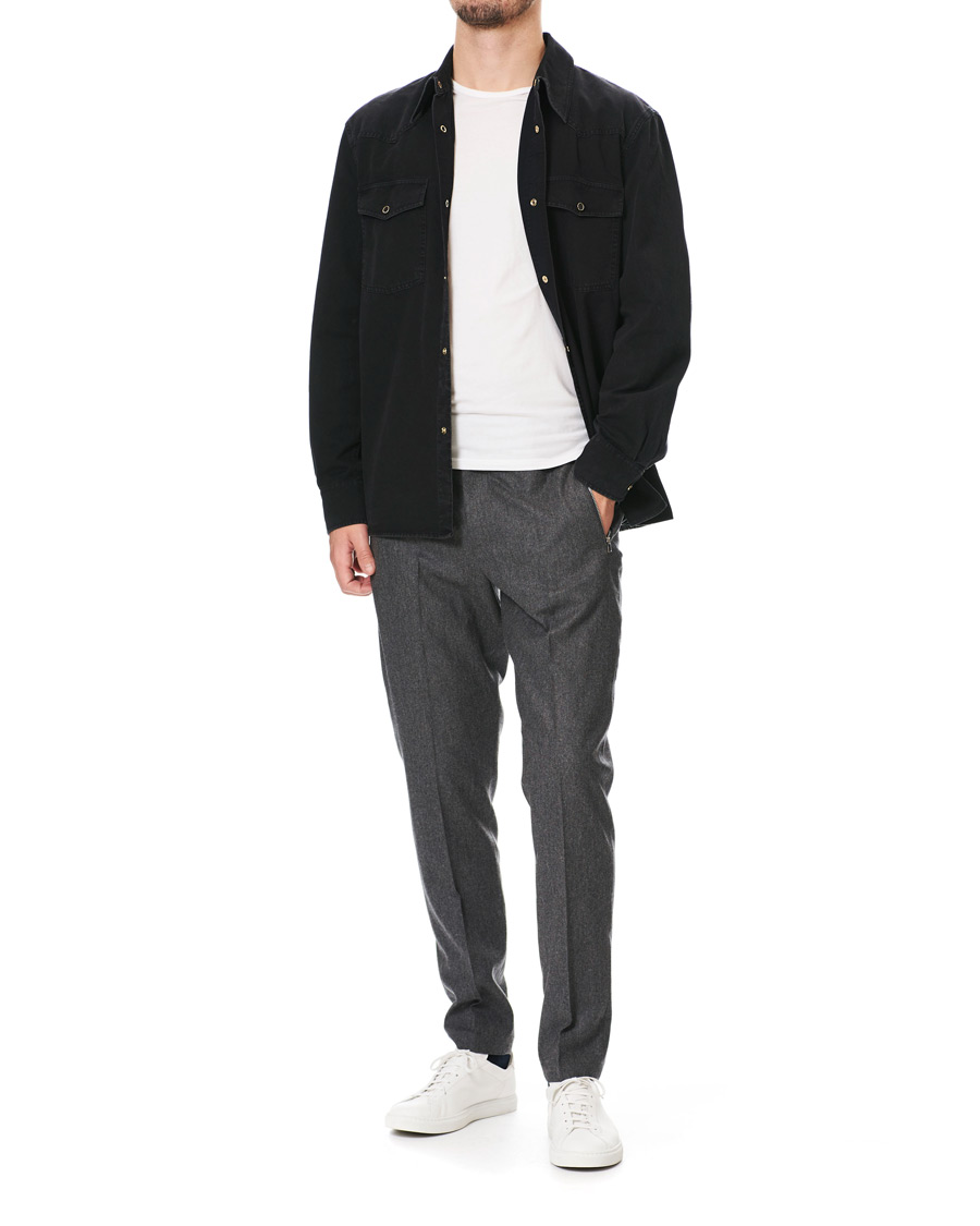 Uomini | Camicie | Our Legacy | Denim Western Shirt Black
