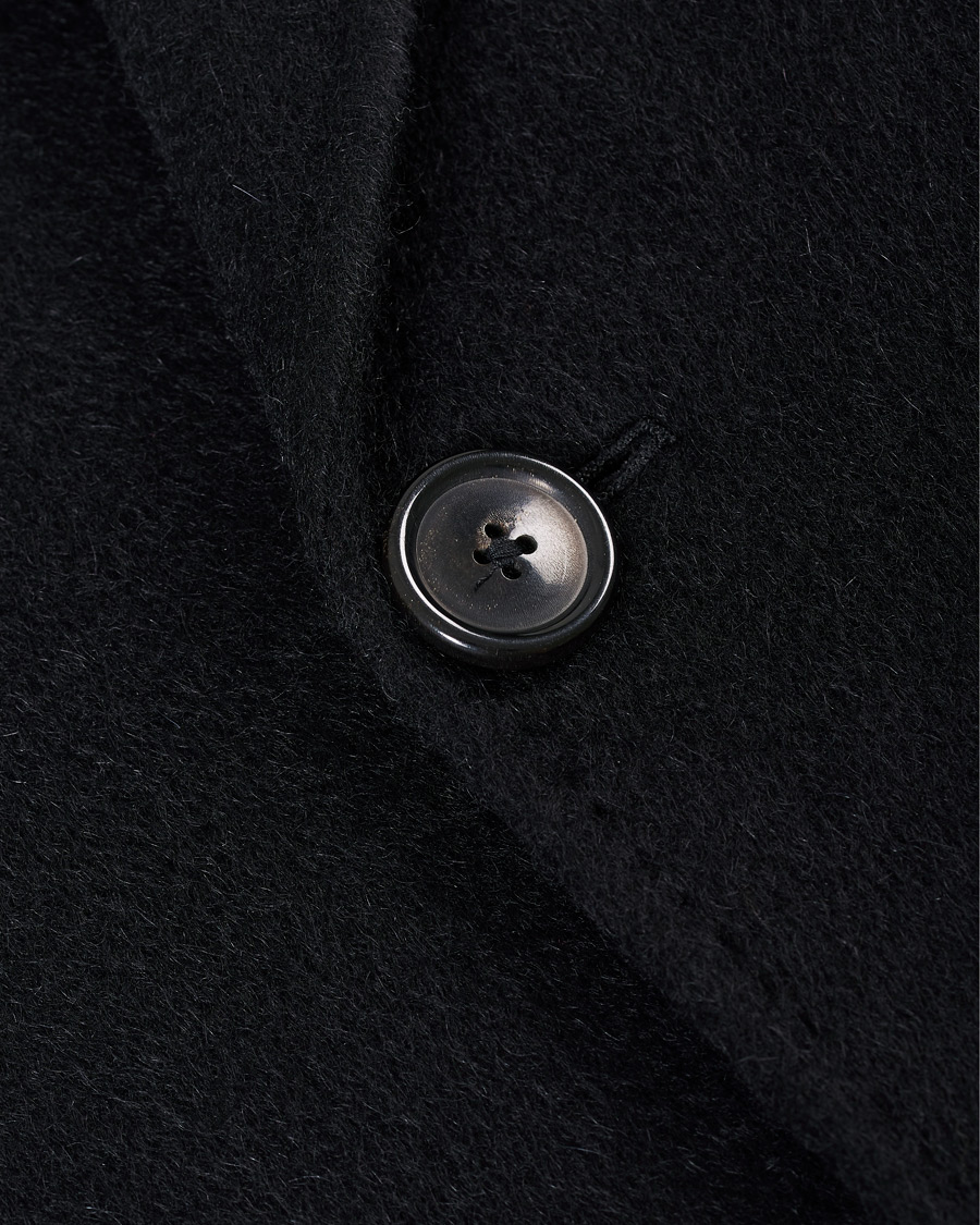 Uomini | Giacche | Our Legacy | Whale Double Breasted Wool Coat Black