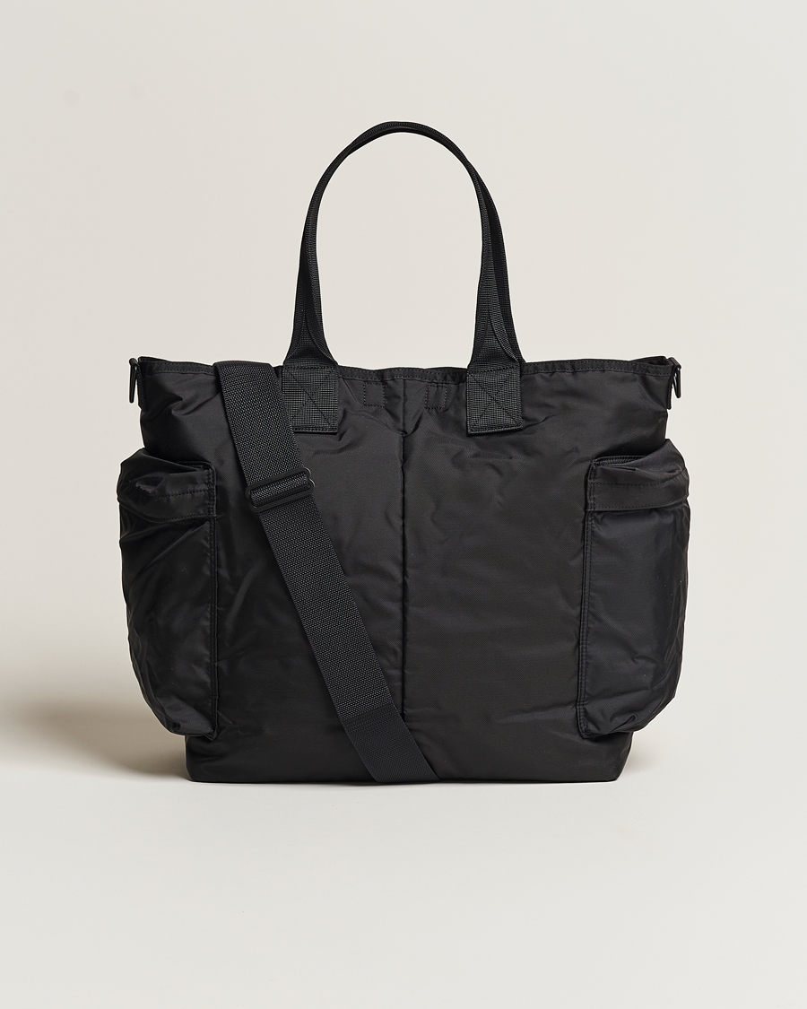 Uomini | Borse | Porter-Yoshida & Co. | Force 2Way Tote Bag Black
