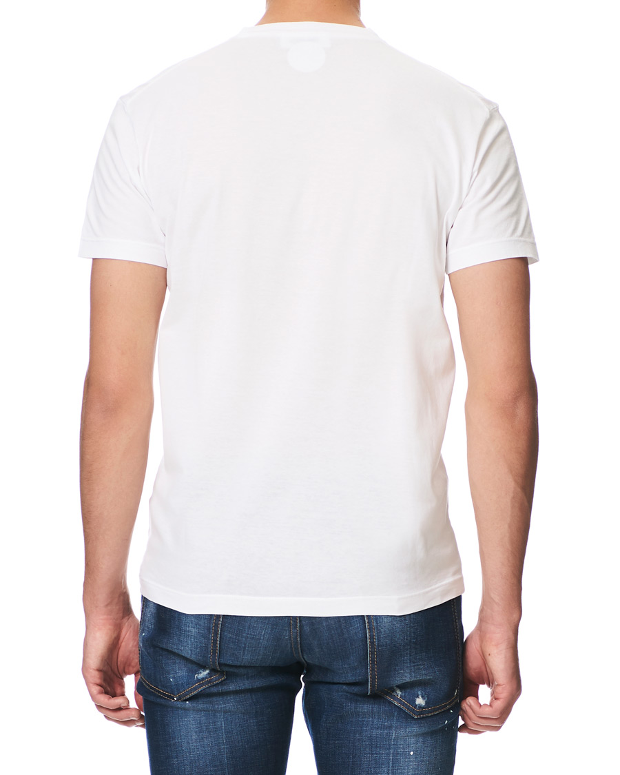 Uomini | T-shirt | Dsquared2 | Cool Fit Box Print Logo Crew Neck Tee White