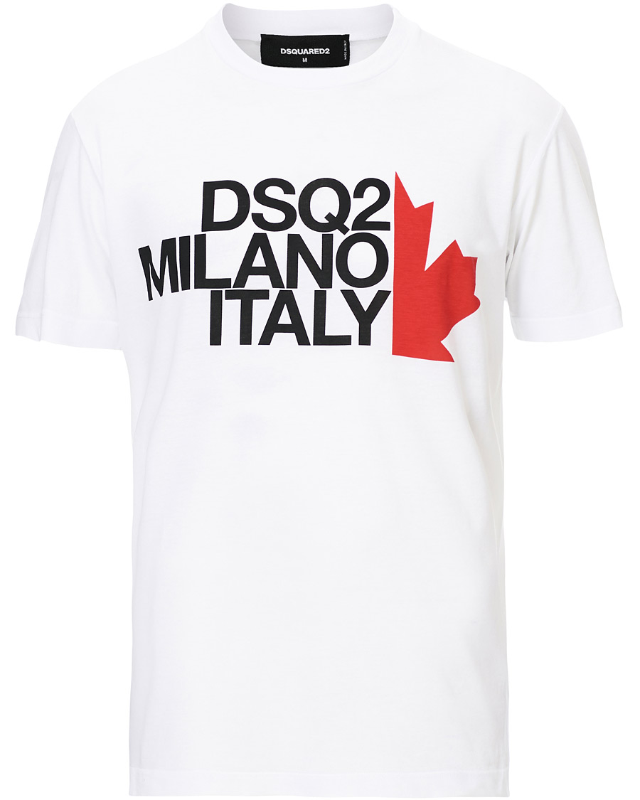 Uomini | T-shirt | Dsquared2 | Cool Fit Logo Crew Neck Tee White