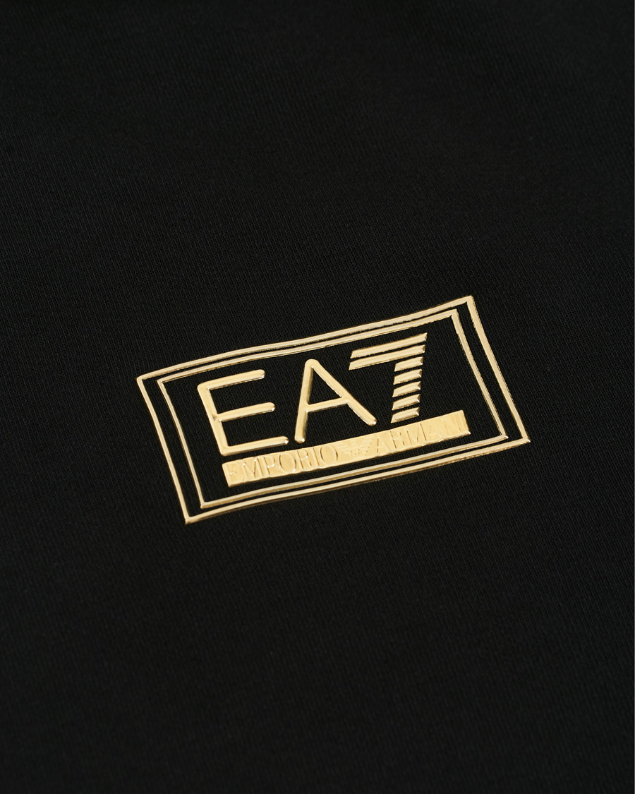 Uomini | Maglieria | EA7 | Train Gold Label Full Zip Hoodie Black