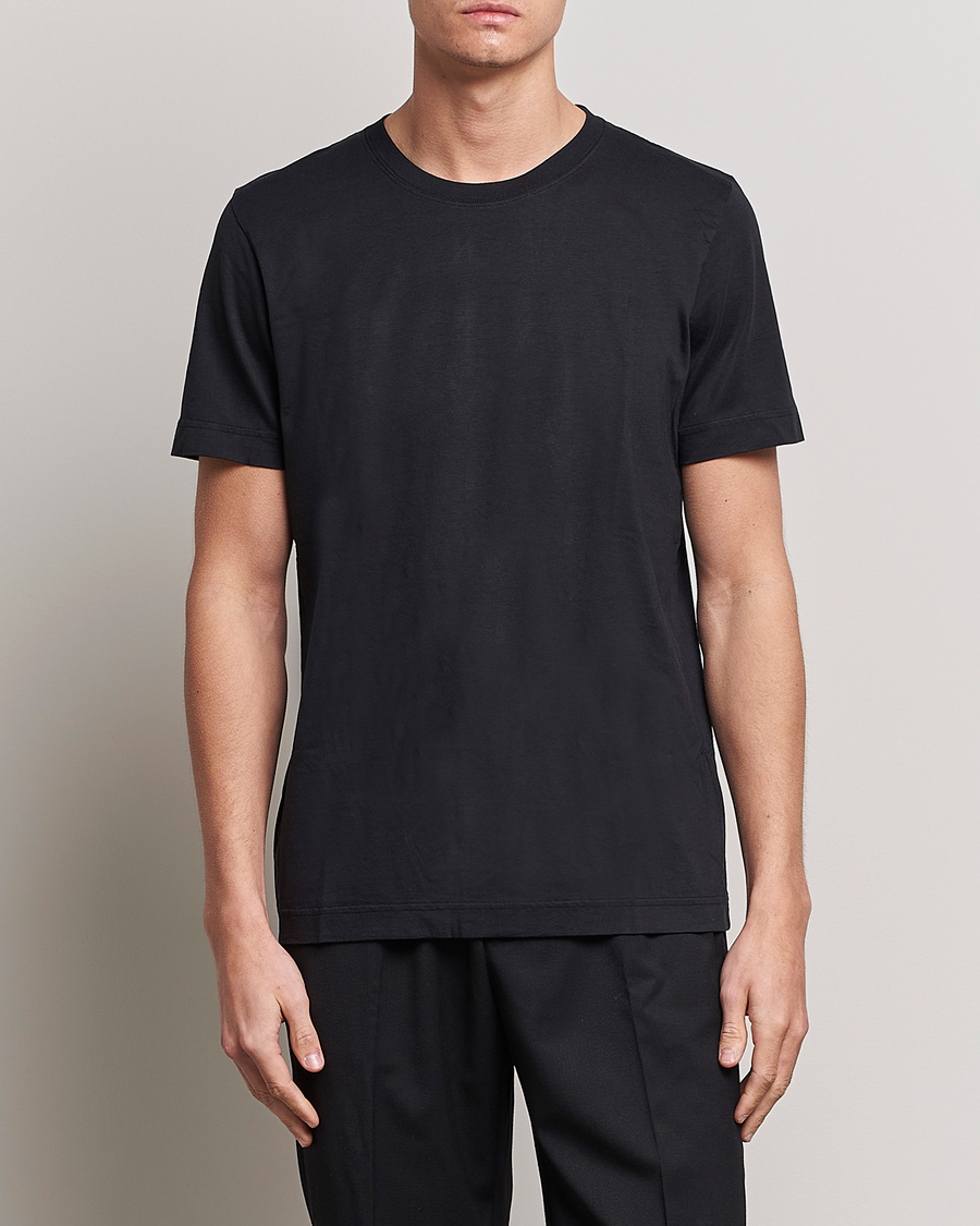 Uomini | T-shirt | CDLP | Crew Neck Tee Black