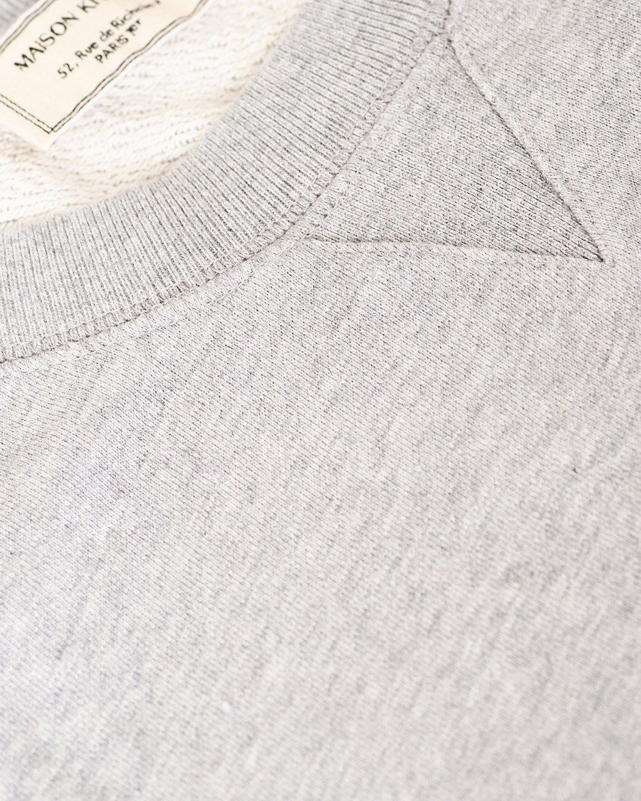 Uomini | Maglieria | Maison Kitsuné | Parisien Sweatshirt Grey Melange