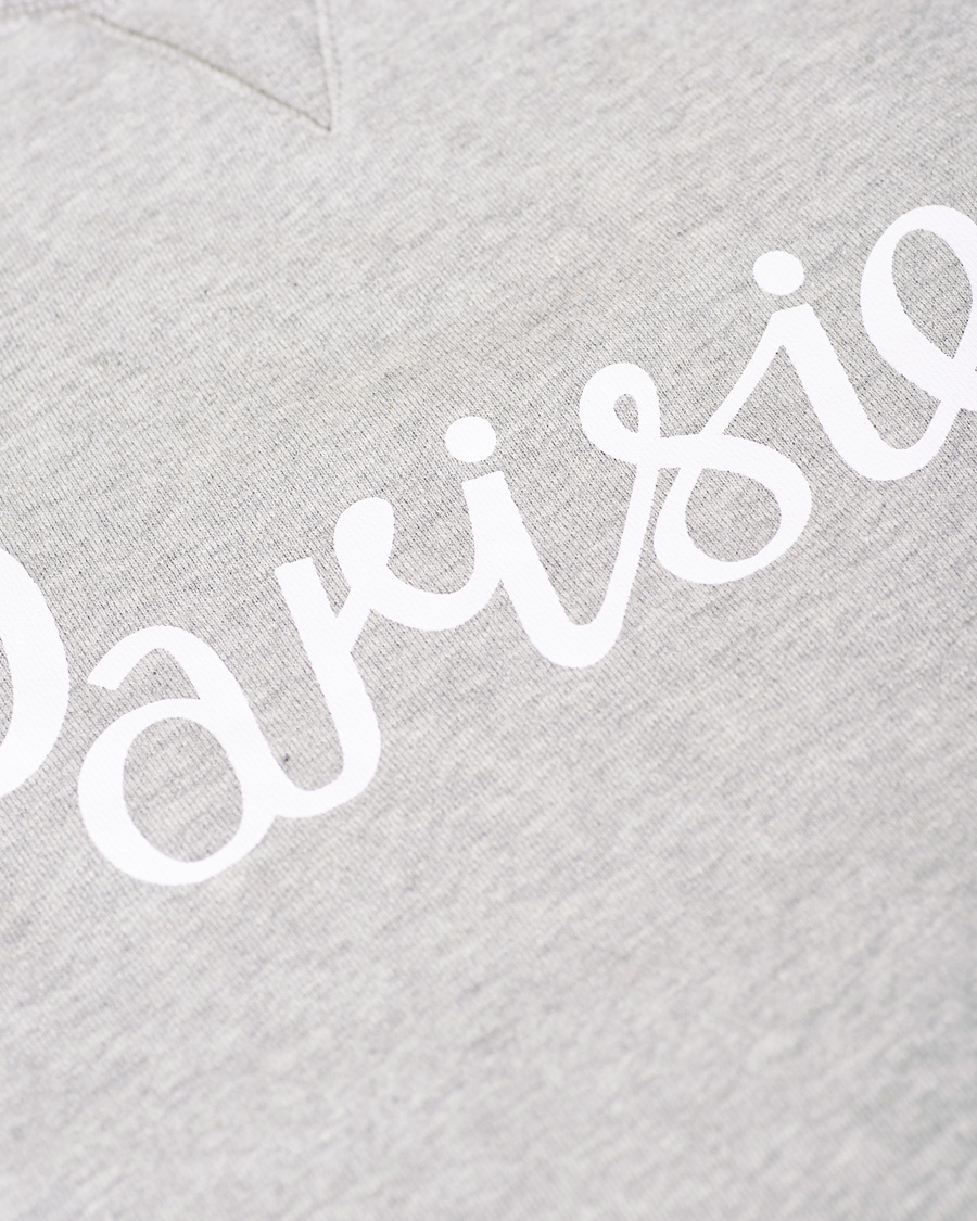 Uomini | Maglieria | Maison Kitsuné | Parisien Sweatshirt Grey Melange