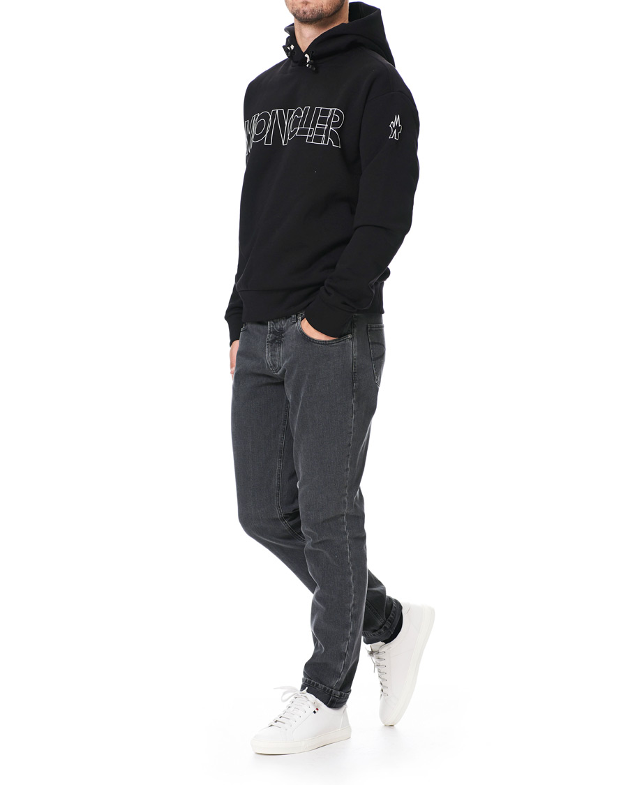 Uomini | Moncler New Monaco Sneaker White Calf | Moncler | New Monaco Sneaker White Calf