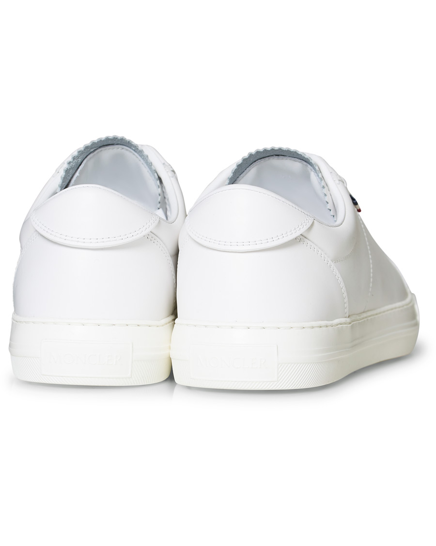 Uomini | Moncler New Monaco Sneaker White Calf | Moncler | New Monaco Sneaker White Calf