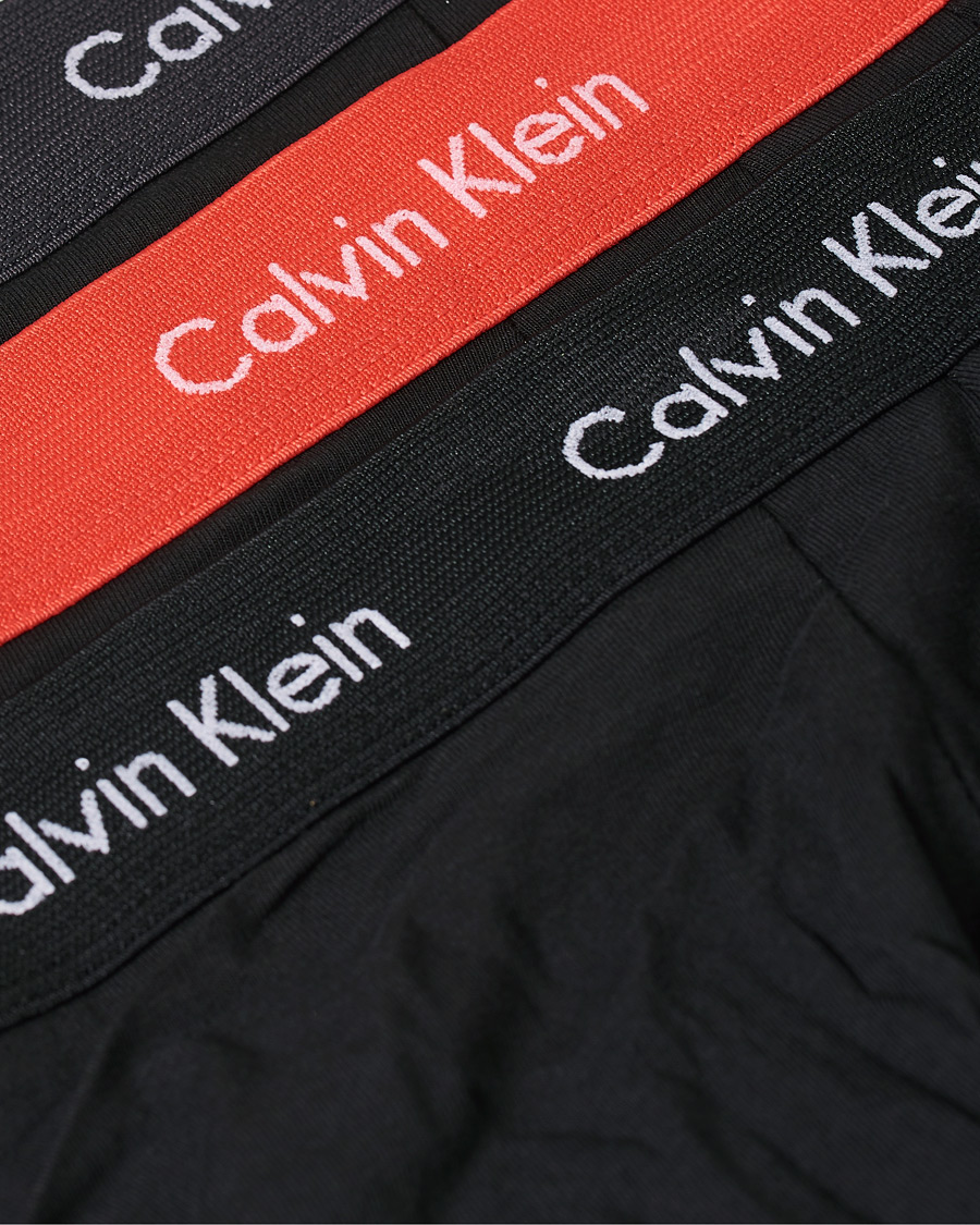 Uomini | Biancheria intima | Calvin Klein | Cotton Stretch 3-Pack Low Rise Trunk Black/Coral/Grey