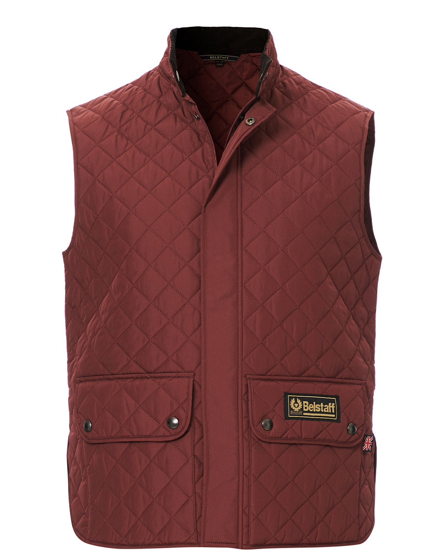 Uomini | Giacche | Belstaff | Waistcoat Quilted Burnished Red