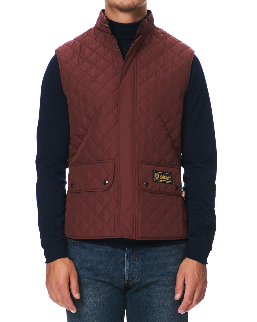 Uomini | Giacche | Belstaff | Waistcoat Quilted Burnished Red