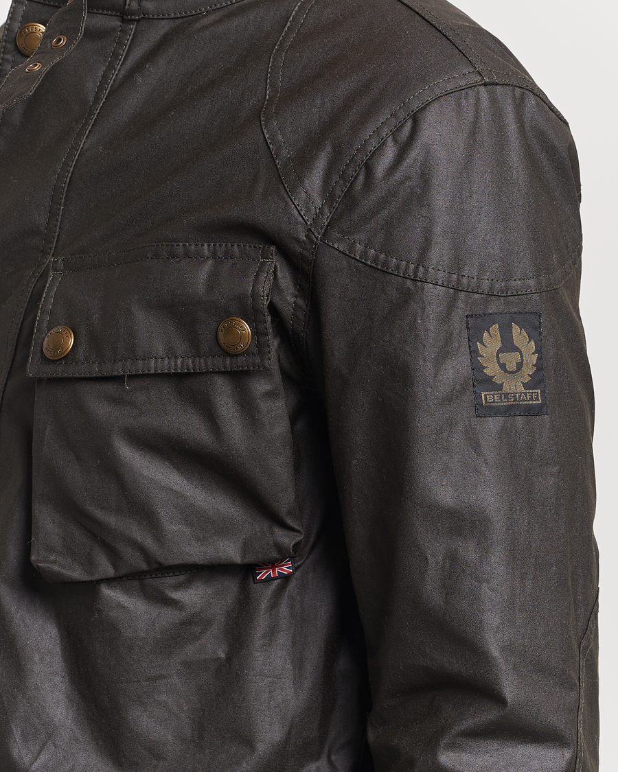 Uomini | Giacche | Belstaff | Trialmaster Waxed Jacket Faded Olive