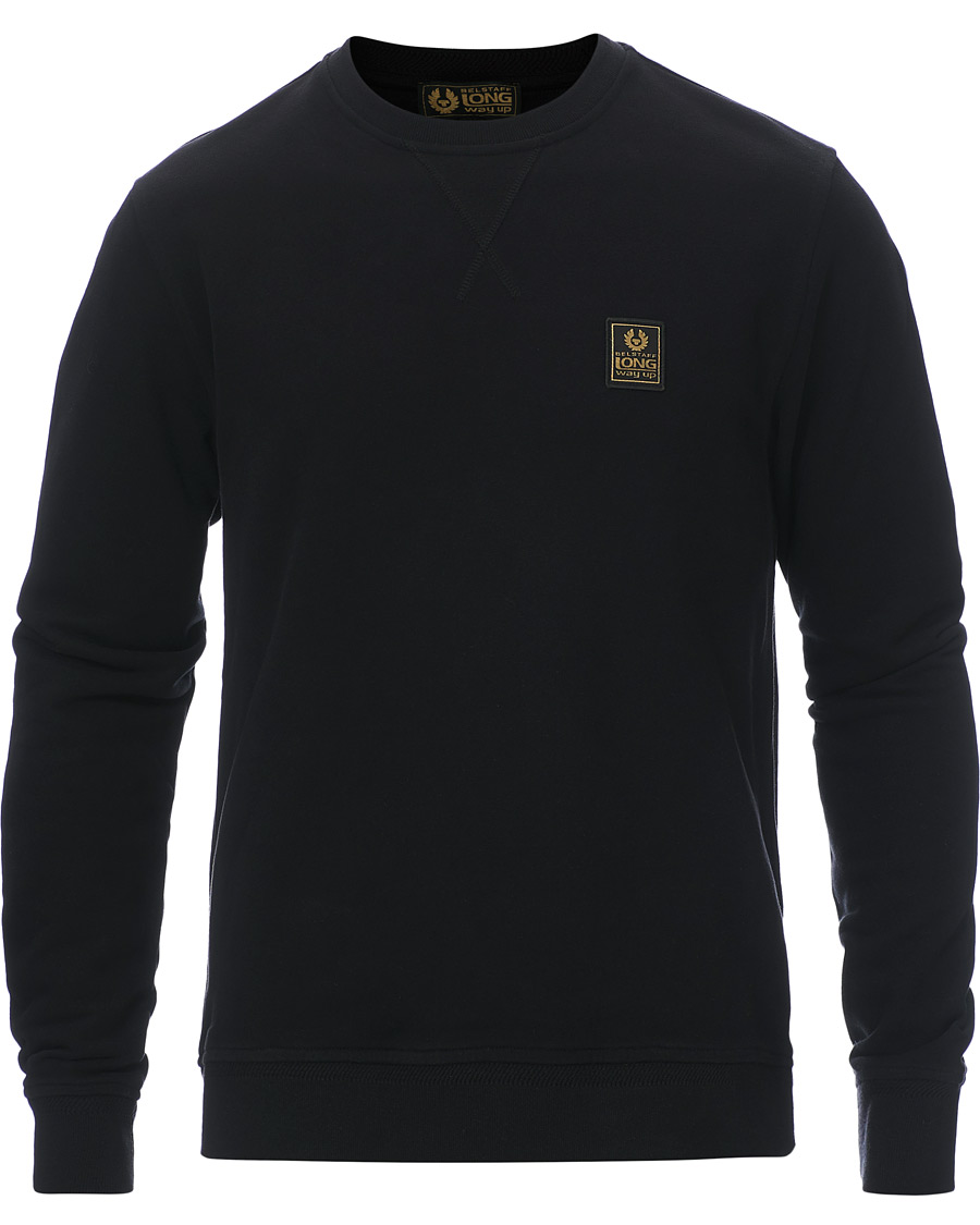 Uomini | Maglieria | Belstaff | Long Way Up Crew Neck Sweatshirt Black