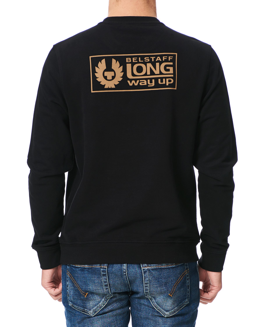 Uomini | Maglieria | Belstaff | Long Way Up Crew Neck Sweatshirt Black