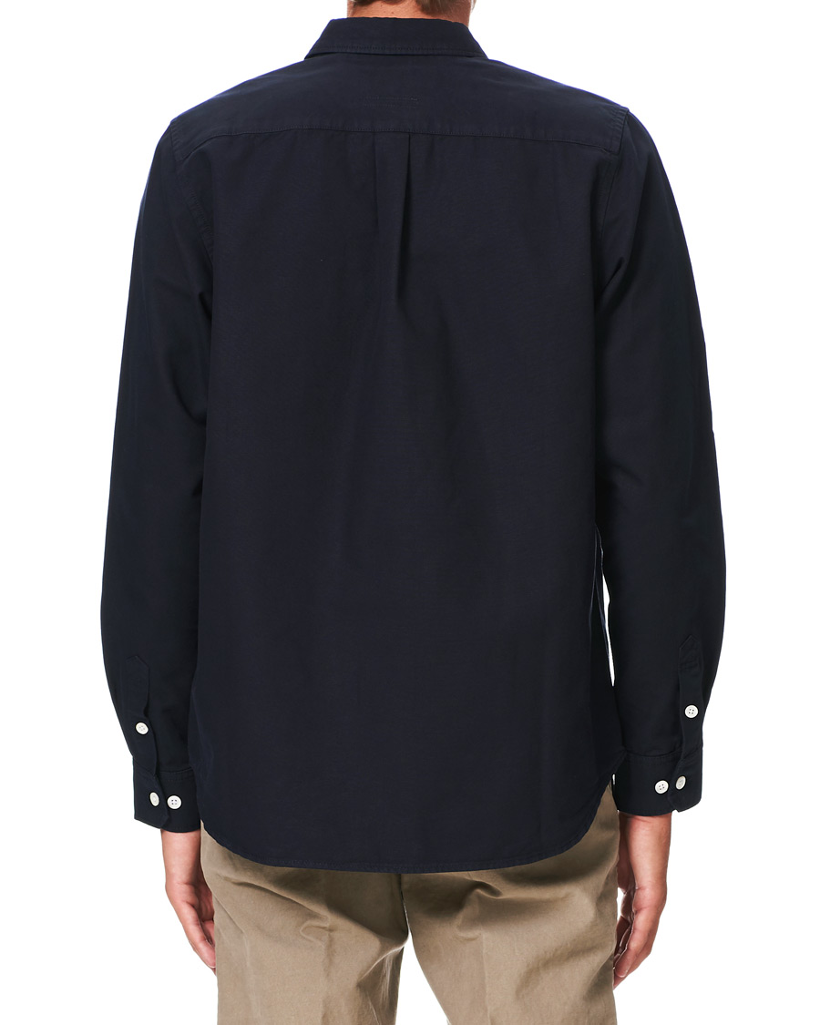 Uomini | Camicie | Norse Projects | Thorsten Canvas Overshirt Dark Navy