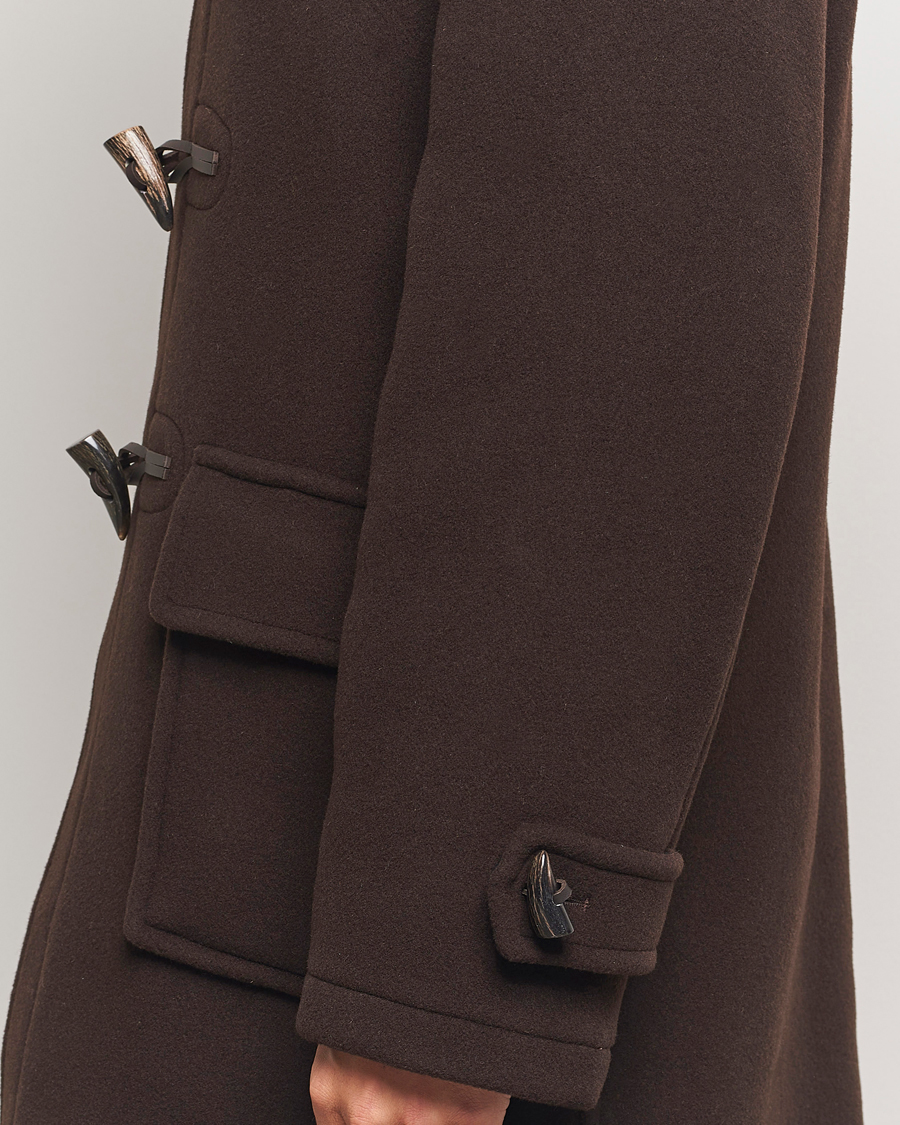 Uomini | Giacche | Gloverall | Morris Duffle Coat Brown/Tartan