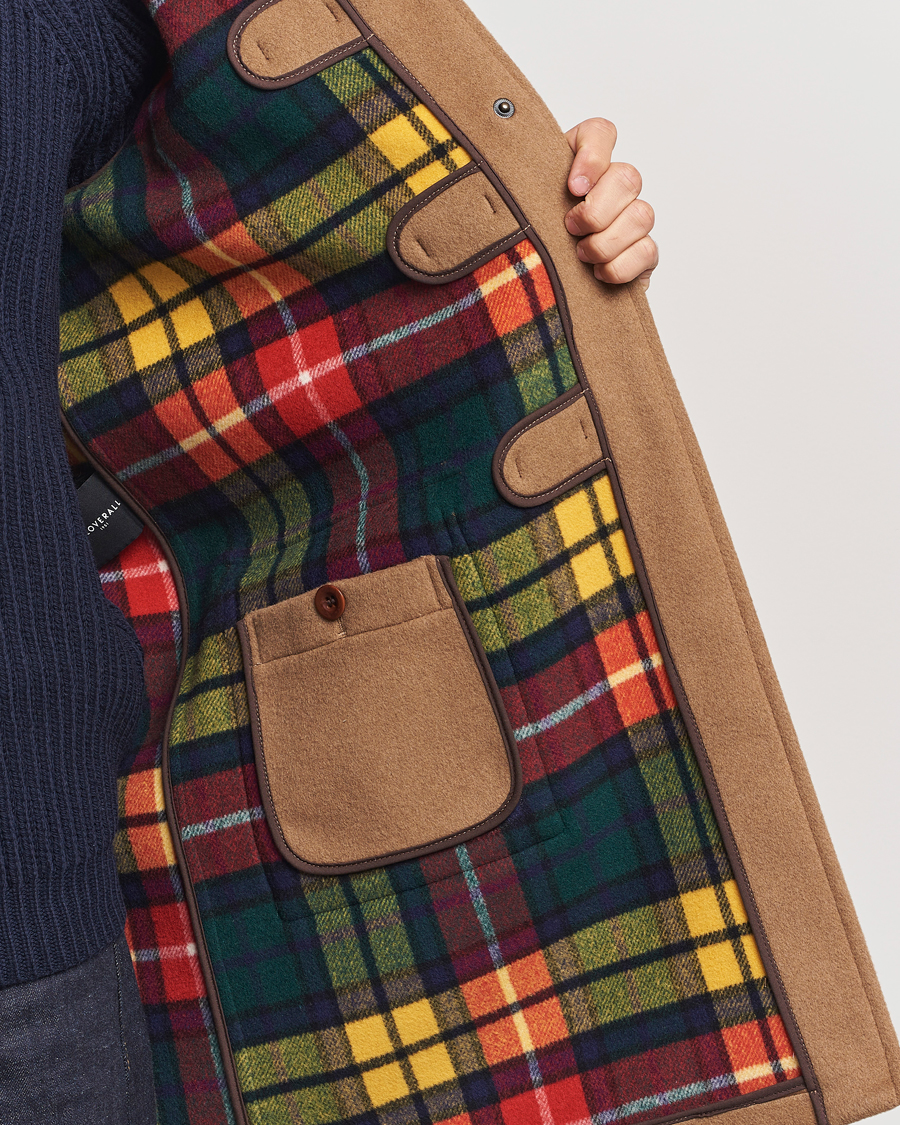 Uomini | Giacche | Gloverall | Morris Duffle Coat Camel/Buchanan