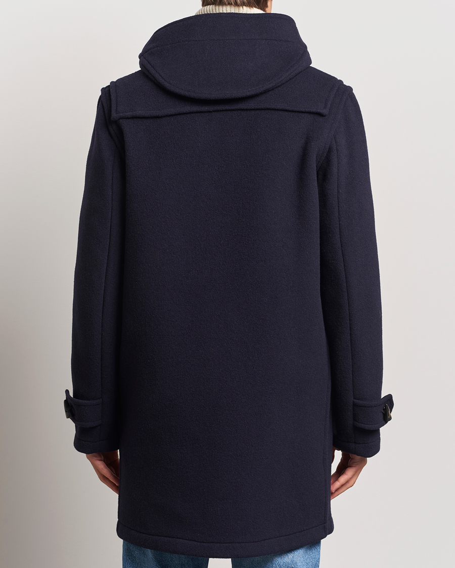 Uomini | Giacche | Gloverall | Morris Duffle Coat Navy/Dress Gordon