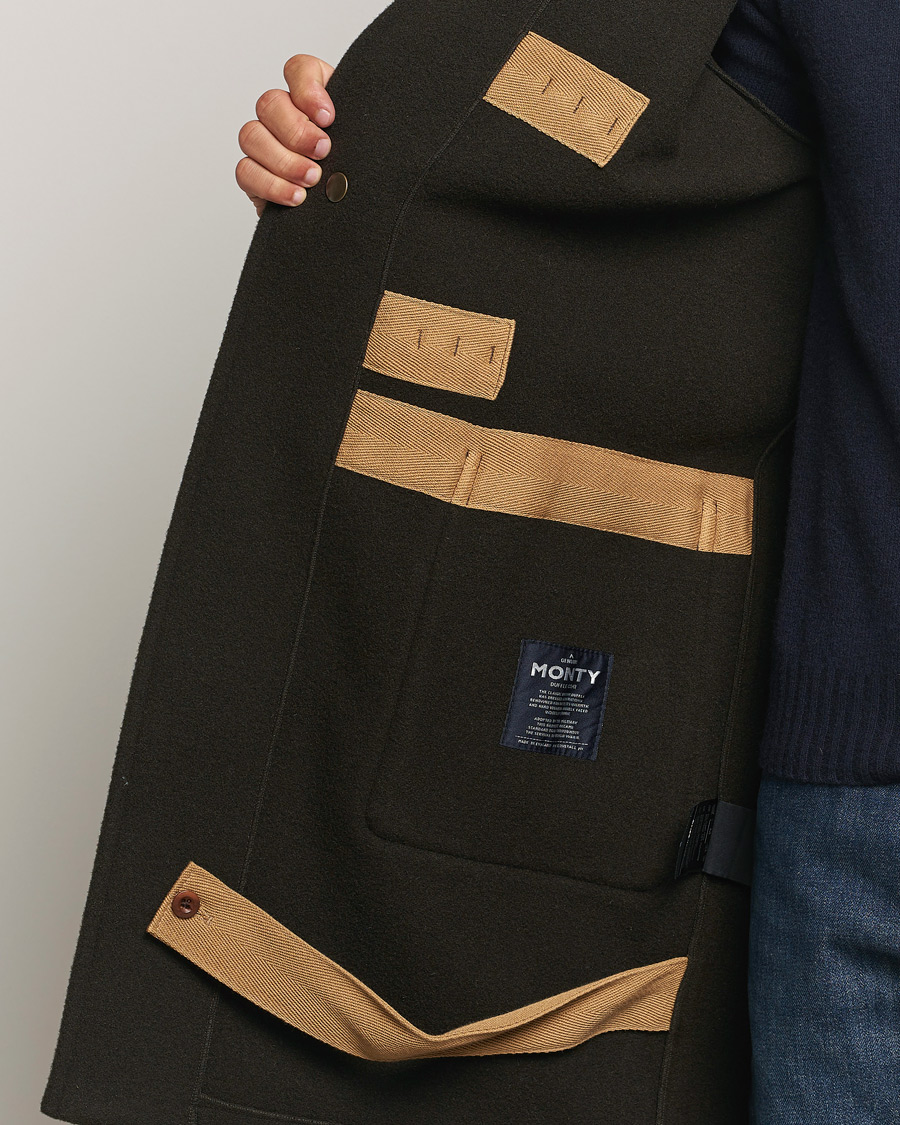 Uomini | Giacche | Gloverall | 575 Monty Original Duffle Coat Brown