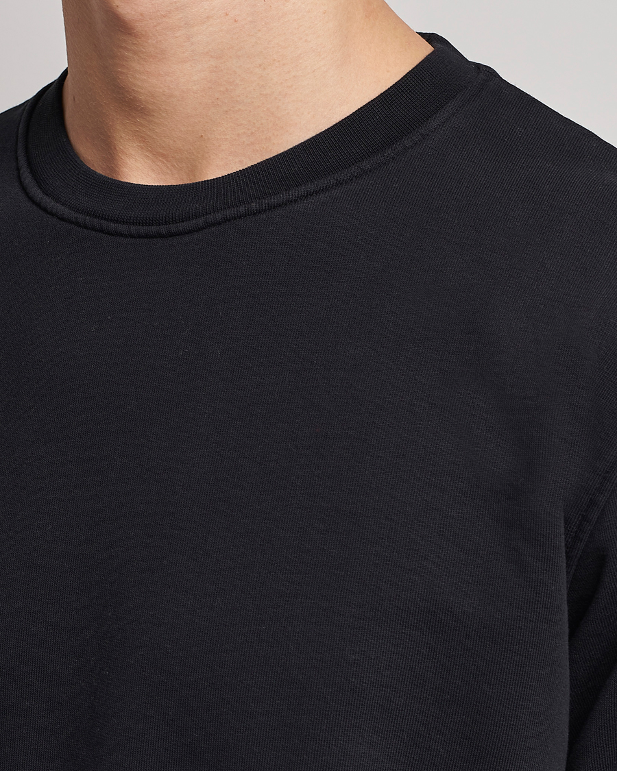 Uomini | Maglieria | Colorful Standard | Classic Organic Crew Neck Sweat Deep Black