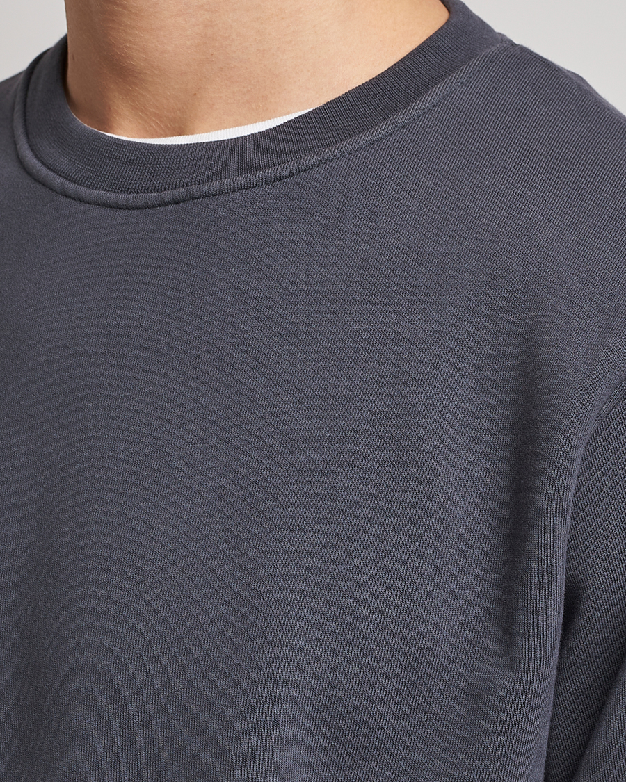 Uomini | Maglieria | Colorful Standard | Classic Organic Crew Neck Sweat Lava Grey