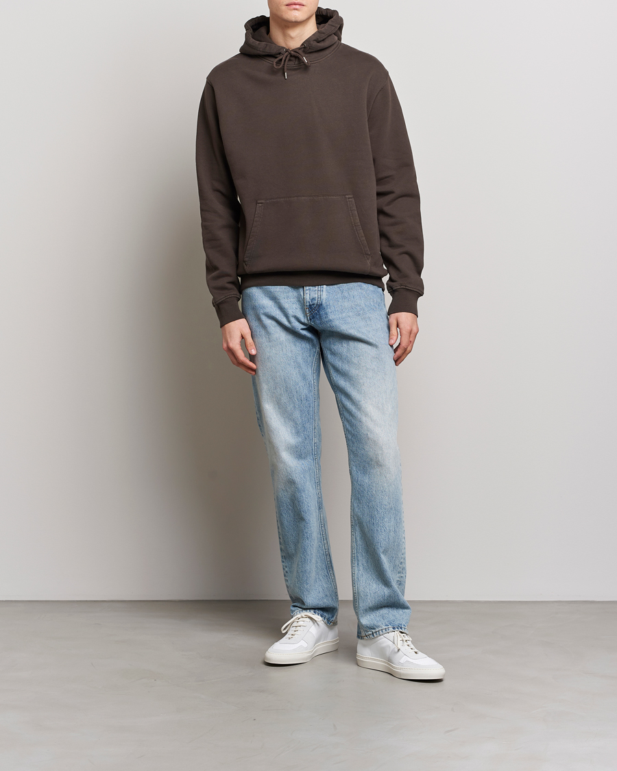 Uomini | Maglieria | Colorful Standard | Classic Organic Hood Coffee Brown