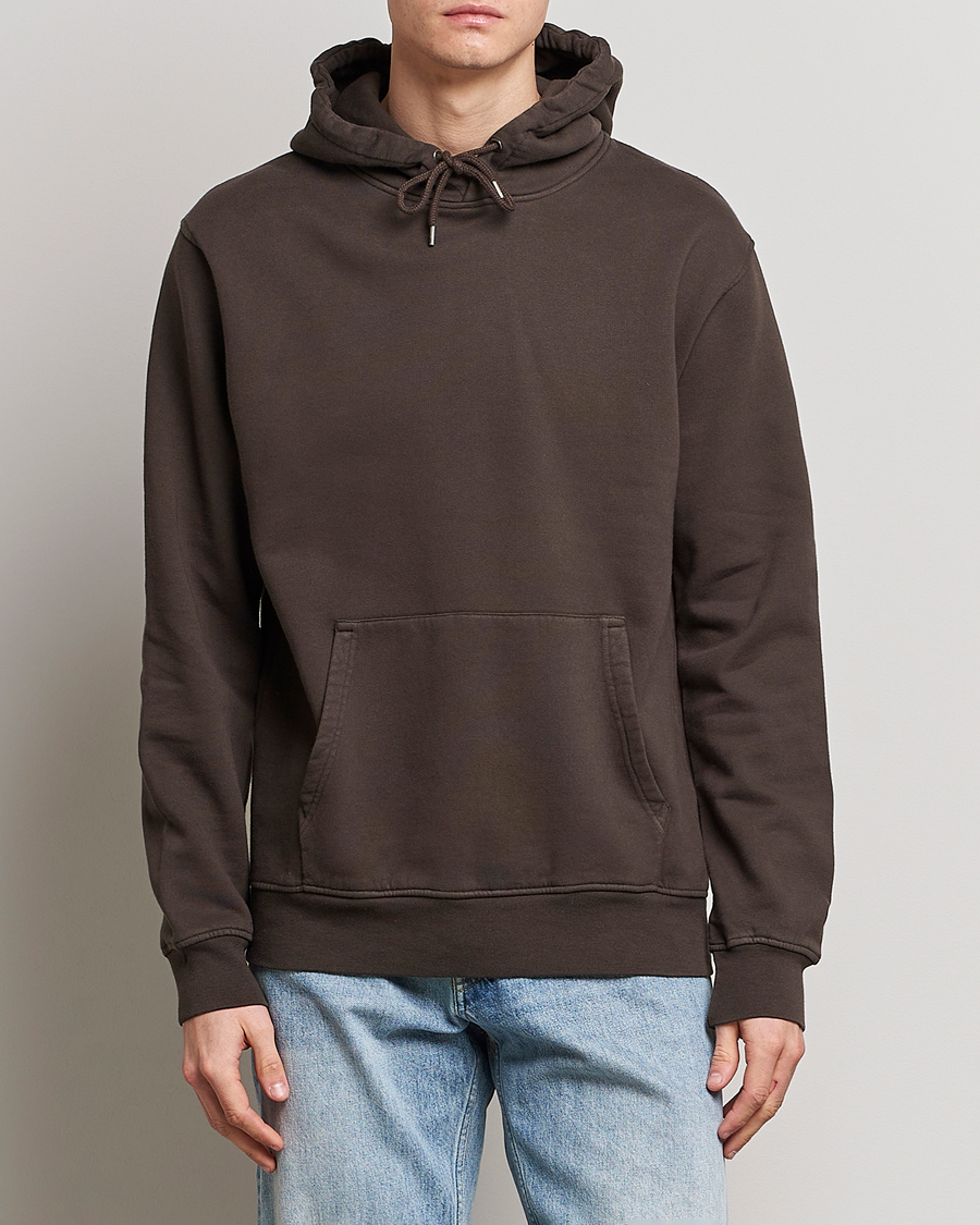 Uomini | Maglieria | Colorful Standard | Classic Organic Hood Coffee Brown