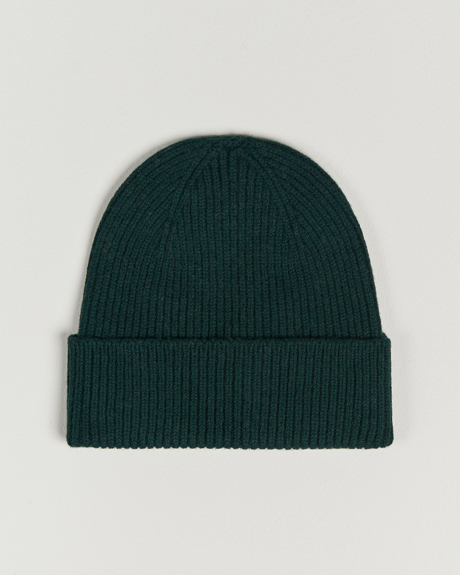 Uomini | Berretti | Colorful Standard | Merino Wool Beanie Emerald Green