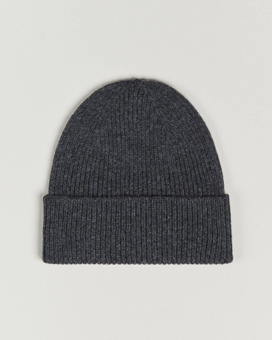 Uomini | Berretti | Colorful Standard | Merino Wool Beanie Lava Grey