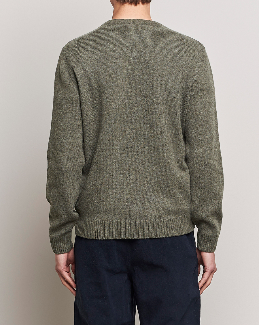 Uomini | Maglieria | Colorful Standard | Classic Merino Wool Crew Neck Dusty Olive