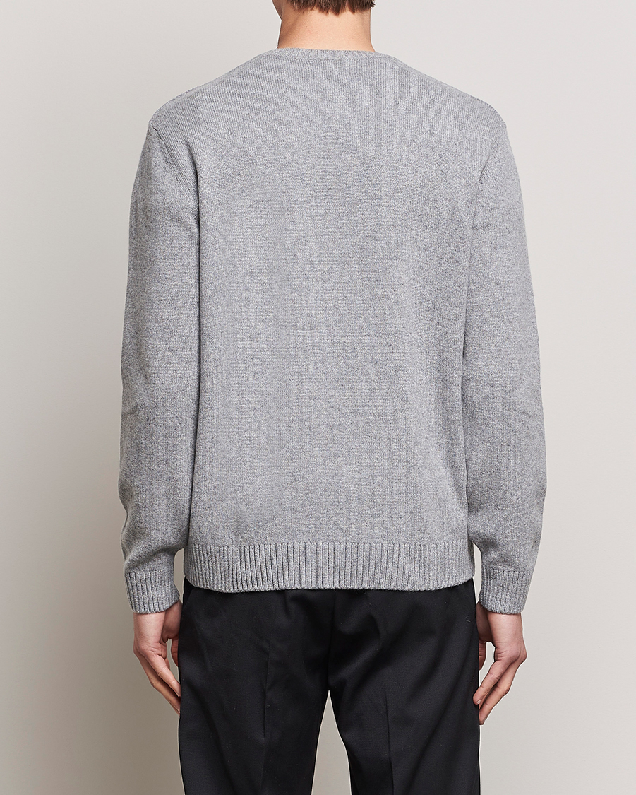 Uomini | Maglieria | Colorful Standard | Classic Merino Wool Crew Neck Heather Grey
