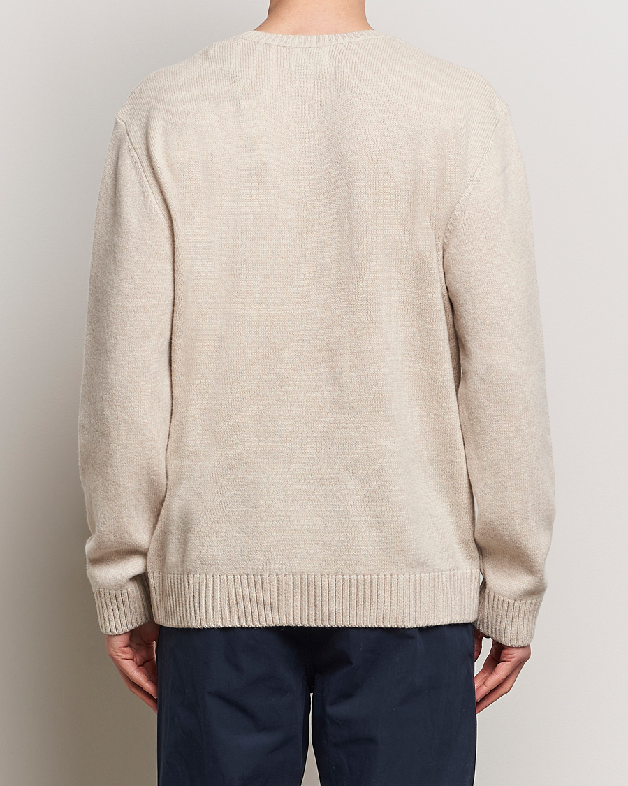 Uomini | Maglieria | Colorful Standard | Classic Merino Wool Crew Neck Ivory White