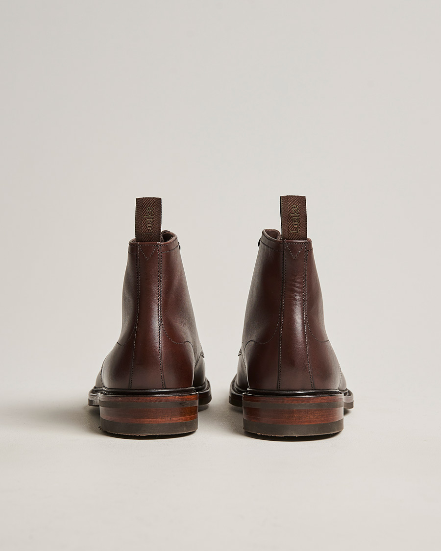 Uomini | Stivali | Loake 1880 | Roehampton Boot Dk Brown Burnished Calf