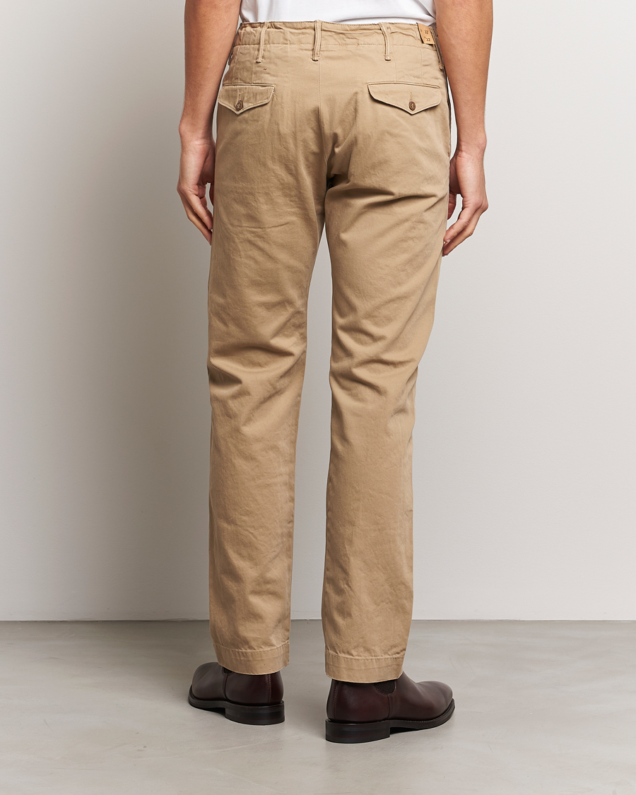 Uomini | Pantaloni | RRL | Officers Flat Pant New Military Khaki
