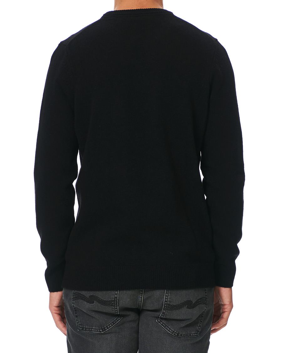 Uomini | Maglieria | Lyle & Scott | Lambswool Crew Neck Pullover Black