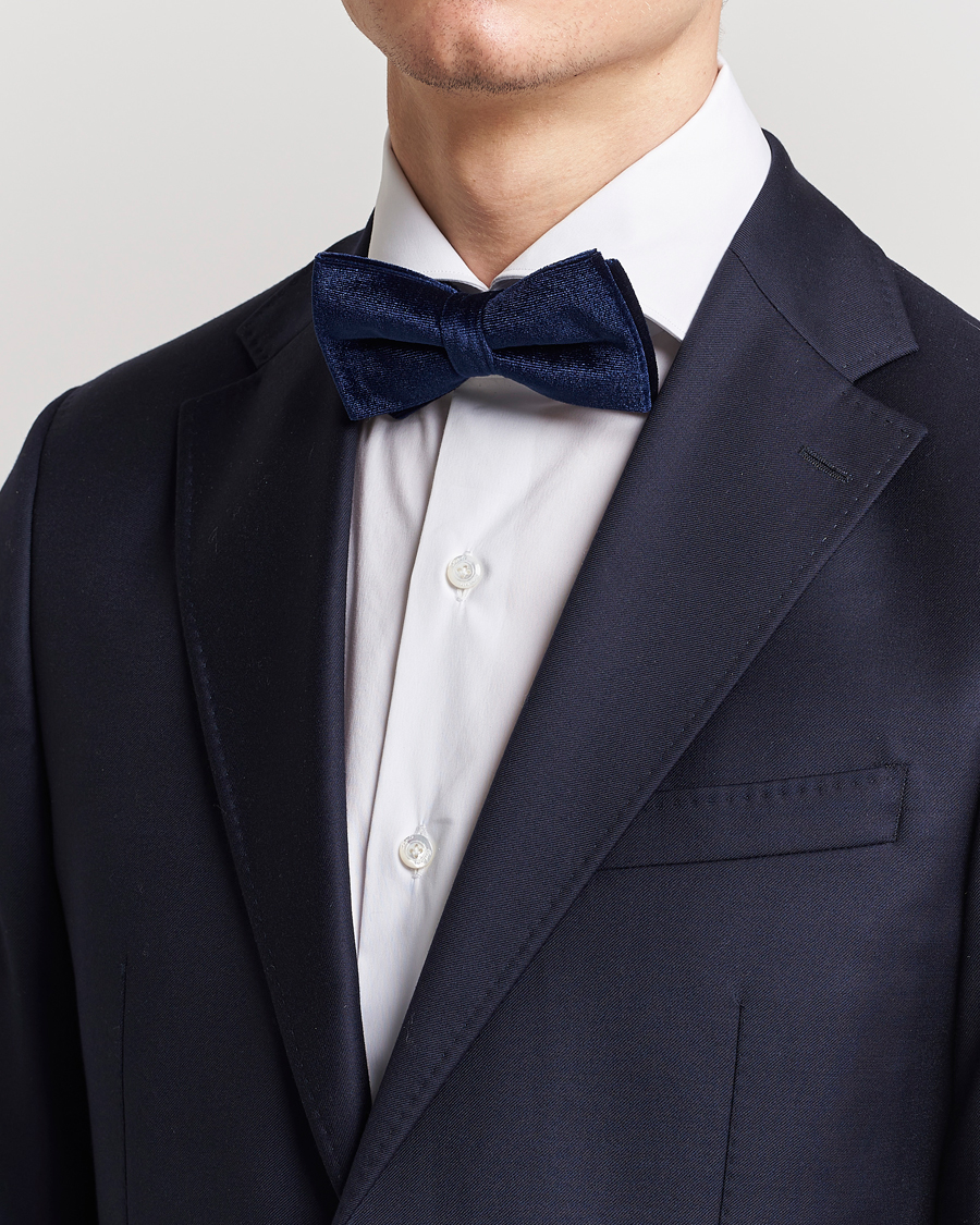 Uomini | Papillon | Amanda Christensen | Velvet Pre Tie Navy