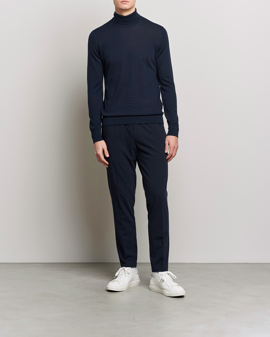 Uomini | Pantaloni | Samsøe Samsøe | Smithy Drawstring Trousers Night Sky