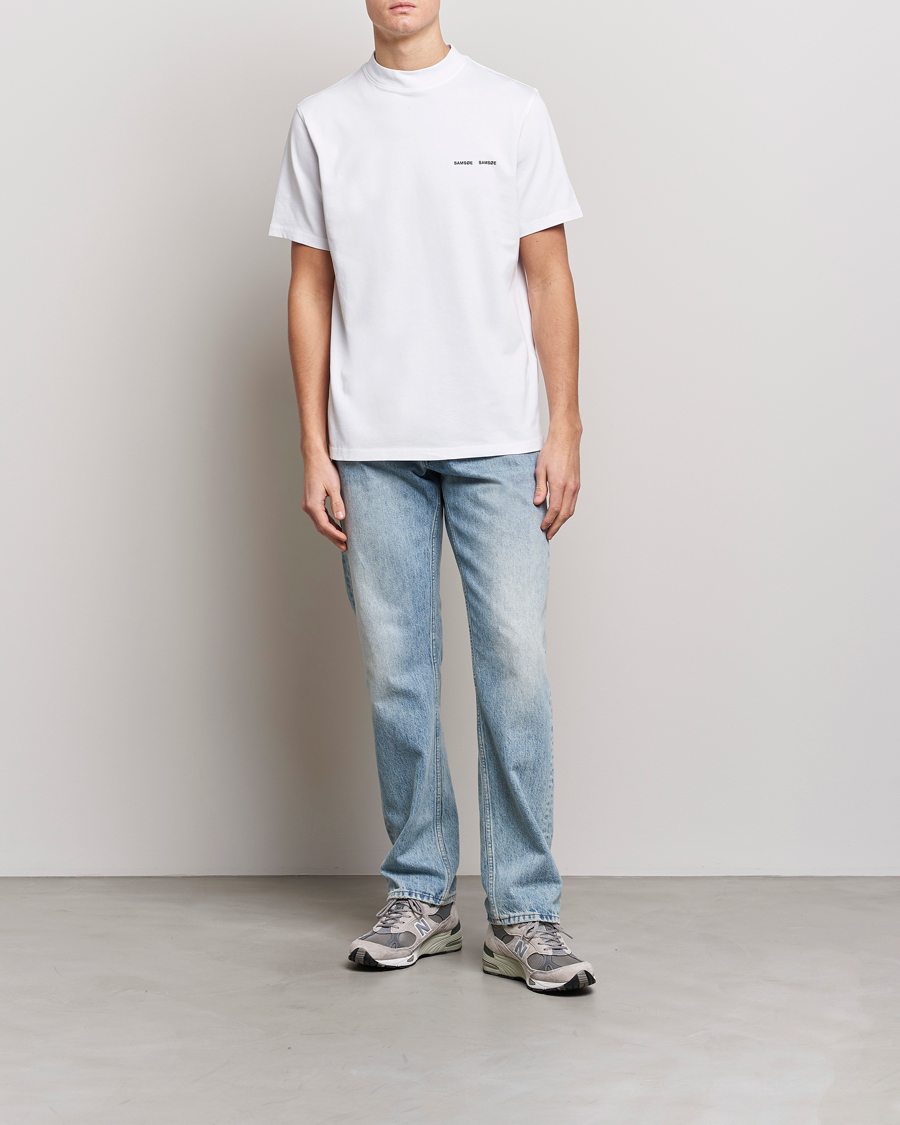 Uomini | T-shirt | Samsøe Samsøe | Norsbro Organic Cotton Tee White