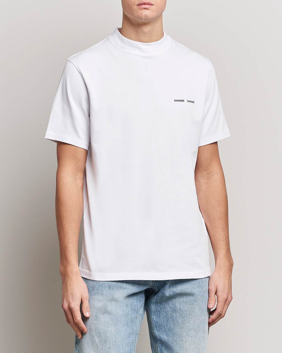 Uomini | T-shirt | Samsøe Samsøe | Norsbro Organic Cotton Tee White