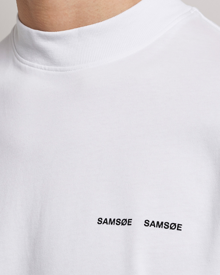 Uomini | T-shirt | Samsøe Samsøe | Norsbro Organic Cotton Tee White