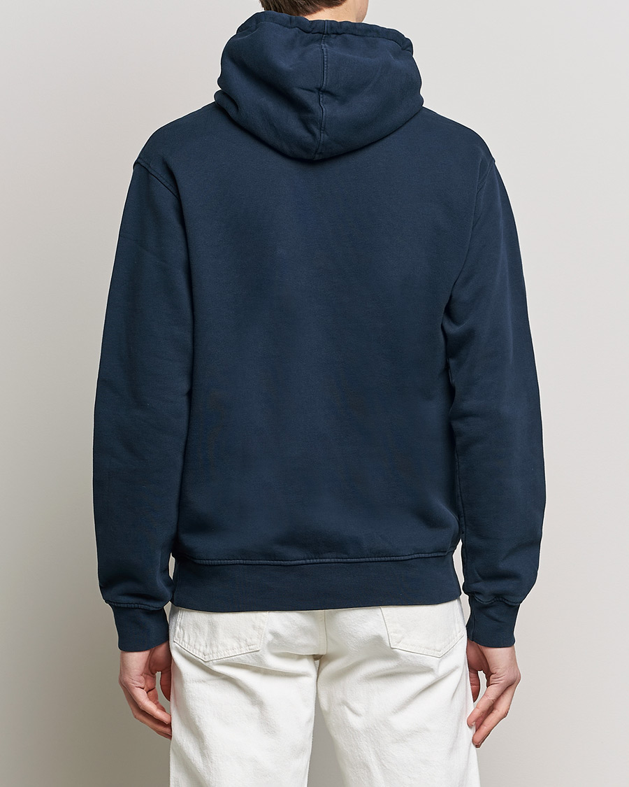 Uomini | Maglieria | Colorful Standard | Classic Organic Hood Navy Blue