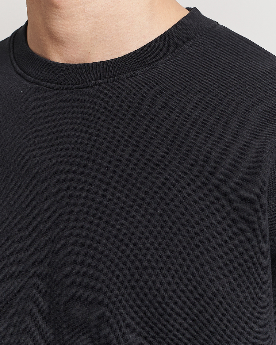 Uomini | Maglieria | Colorful Standard | Classic Organic Crew Neck Sweat Deep Black