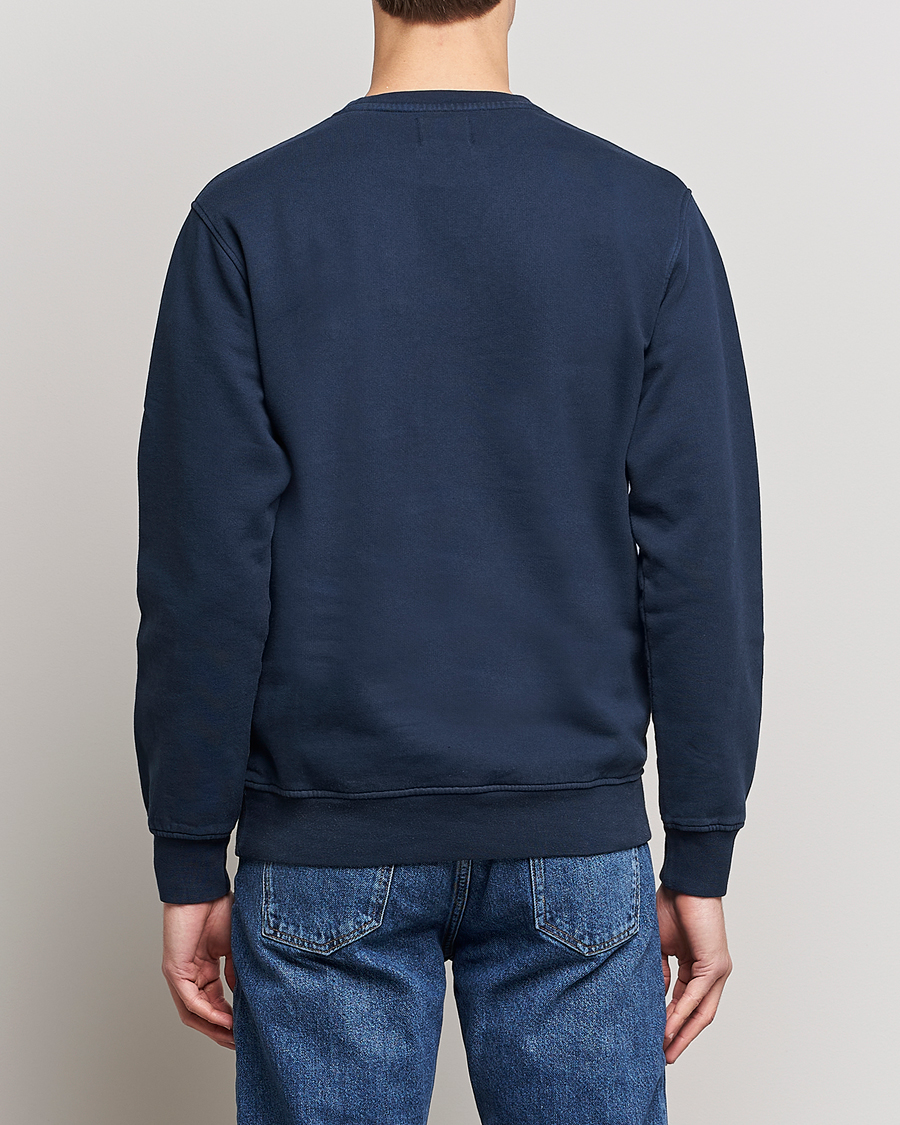 Uomini | Maglieria | Colorful Standard | Classic Organic Crew Neck Sweat Navy Blue