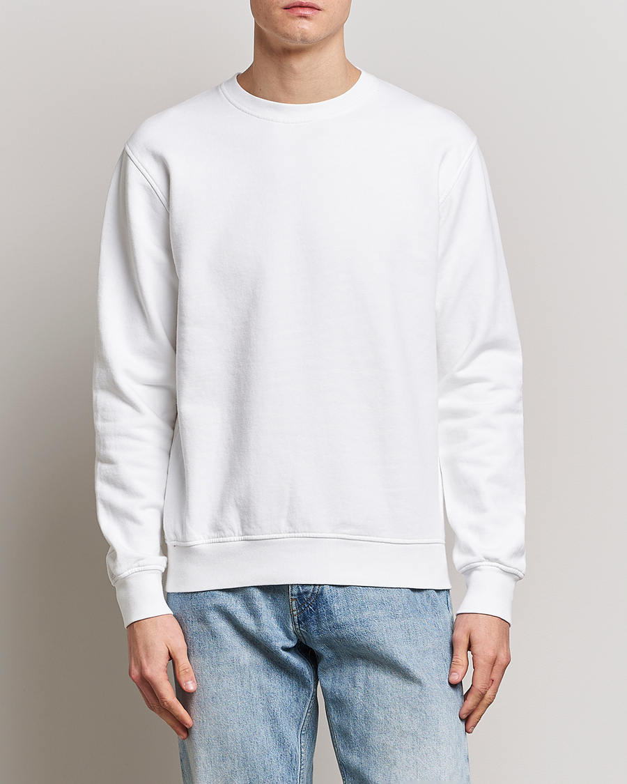 Uomini | Maglieria | Colorful Standard | Classic Organic Crew Neck Sweat Optical White