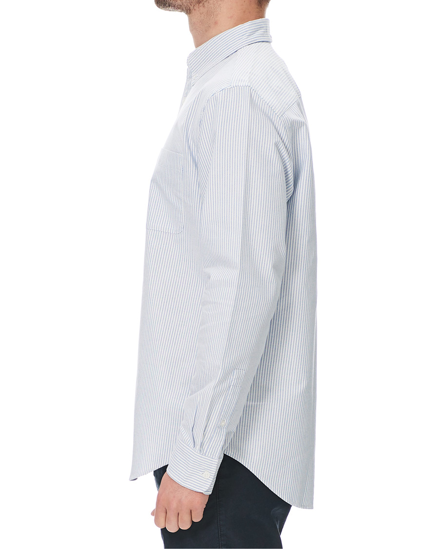 Uomini | Camicie | Club Monaco | Slim Fit Oxford Stripe Shirt Blue/White