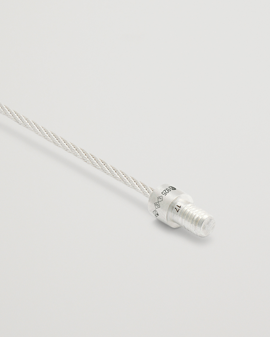Uomini | Gioielli | LE GRAMME | Cable Bracelet Brushed Sterling Silver 7g
