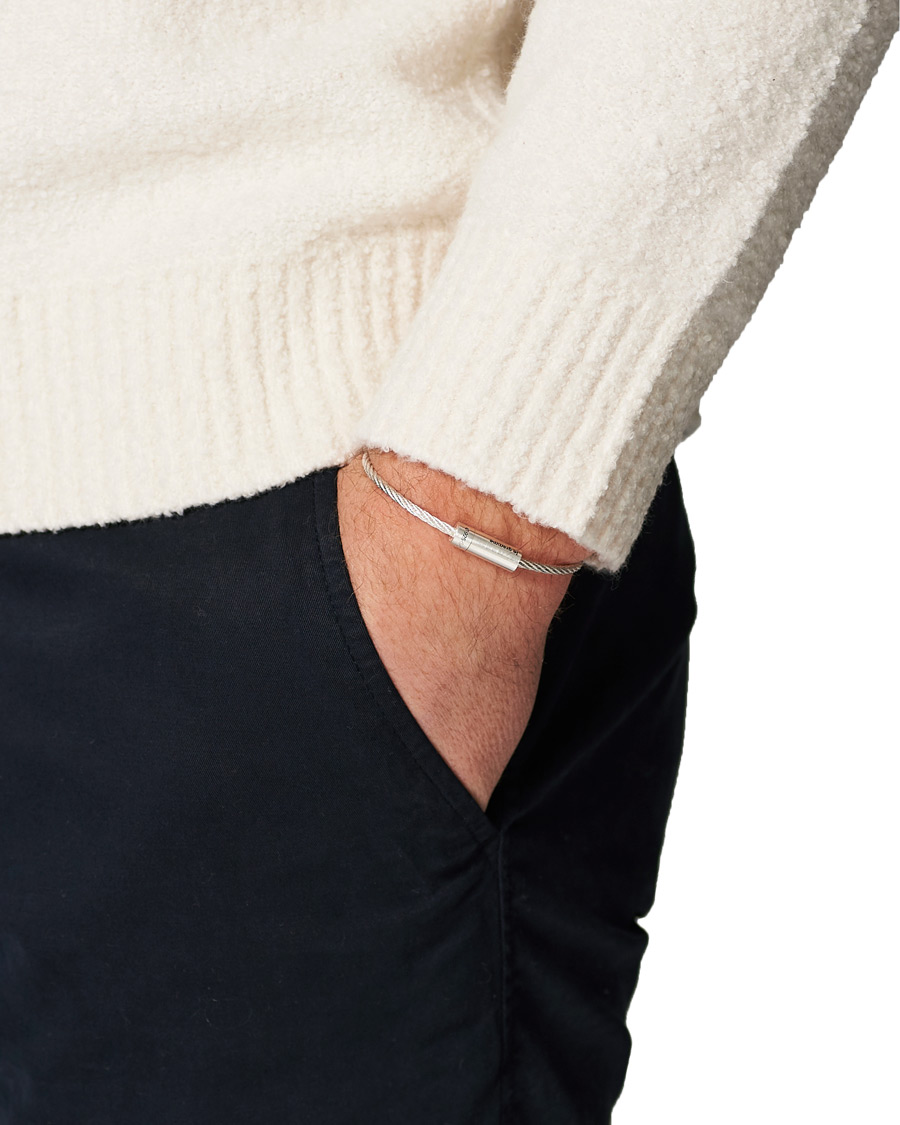 Uomini | LE GRAMME Cable Bracelet Brushed Sterling Silver 9g | LE GRAMME | Cable Bracelet Brushed Sterling Silver 9g
