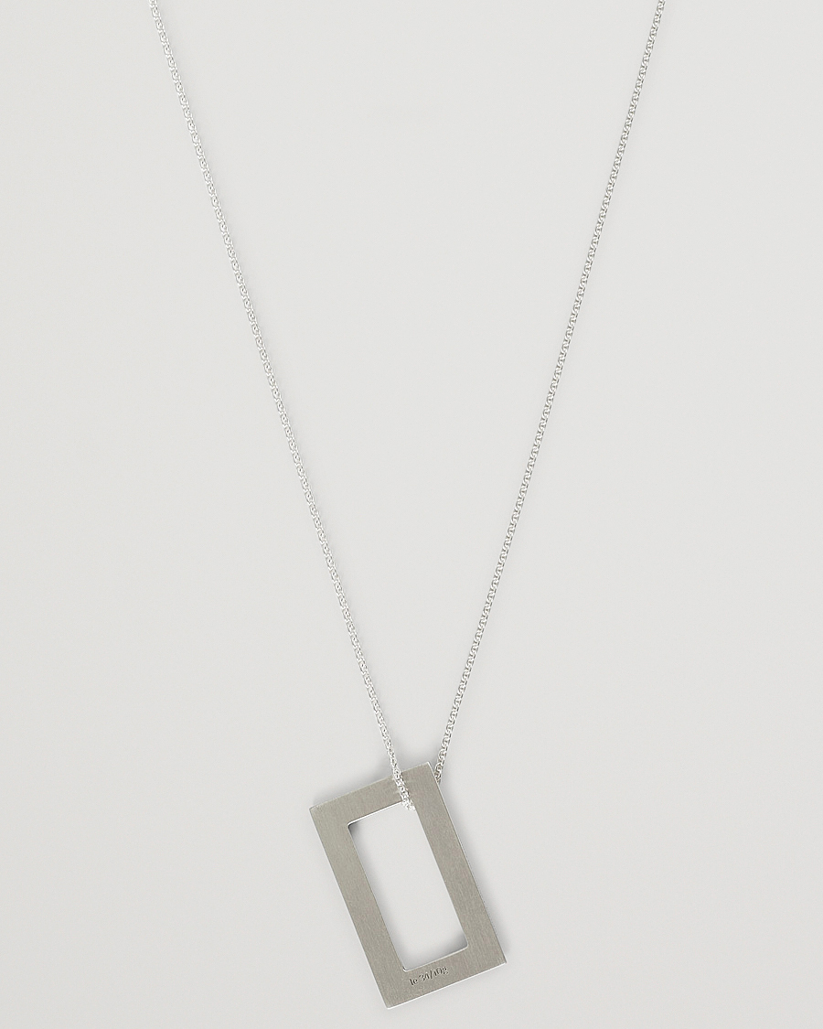 Uomini | LE GRAMME Rectangular Necklace Le 3.4 Sterling Silver | LE GRAMME | Rectangular Necklace Le 3.4 Sterling Silver